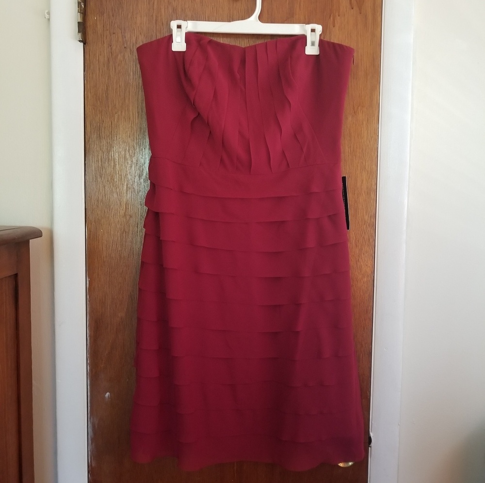 Ann Taylor Strapless Tiered Dress